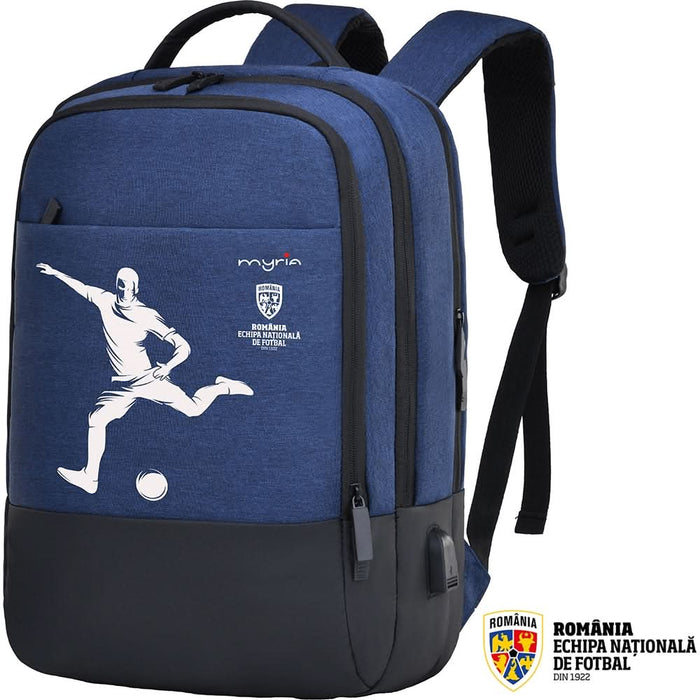 Rucsac laptop MYRIA Echipa Nationala de Fotbal MY8320FRF, 16", albastru WALTI