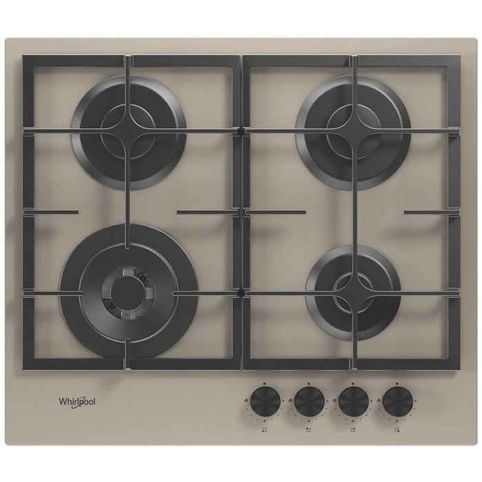Plita incorporabila WHIRLPOOL GOFL 629/SH EE, Gaz, 4 arzatoare, Wok, silver dawn - WALTI WALTI