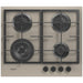Plita incorporabila WHIRLPOOL GOFL 629/SH EE, Gaz, 4 arzatoare, Wok, silver dawn - WALTI WALTI