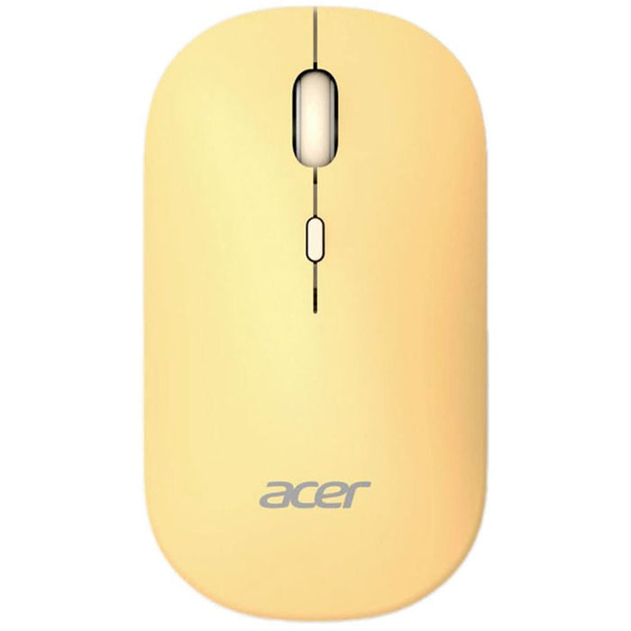 Mouse Wireless ACER AMR130, Dual-Mode, 1600 dpi, Bluetooth, galben WALTI