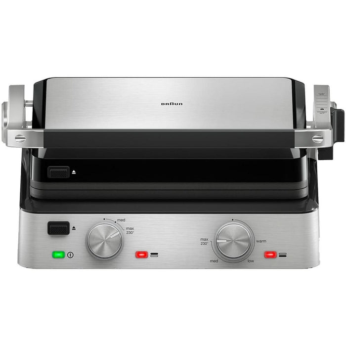 Gratar electric BRAUN MultiGrill CG7020, 2000W, argintiu-negru WALTI