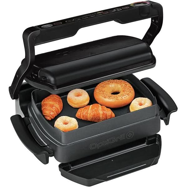 Gratar electric TEFAL OptiGrill+ Snacking&Baking GC714834, 2000W, 6 programe automate, negru WALTI