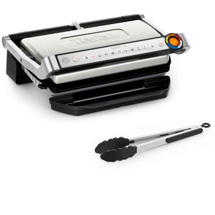 Gratar electric TEFAL OptiGrill+ XL GC728D10, 2000W, 9 programe automate, argintiu-negru WALTI