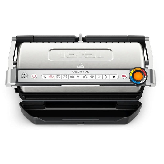 Gratar electric TEFAL OptiGrill+ XL GC728D10, 2000W, 9 programe automate, argintiu-negru WALTI