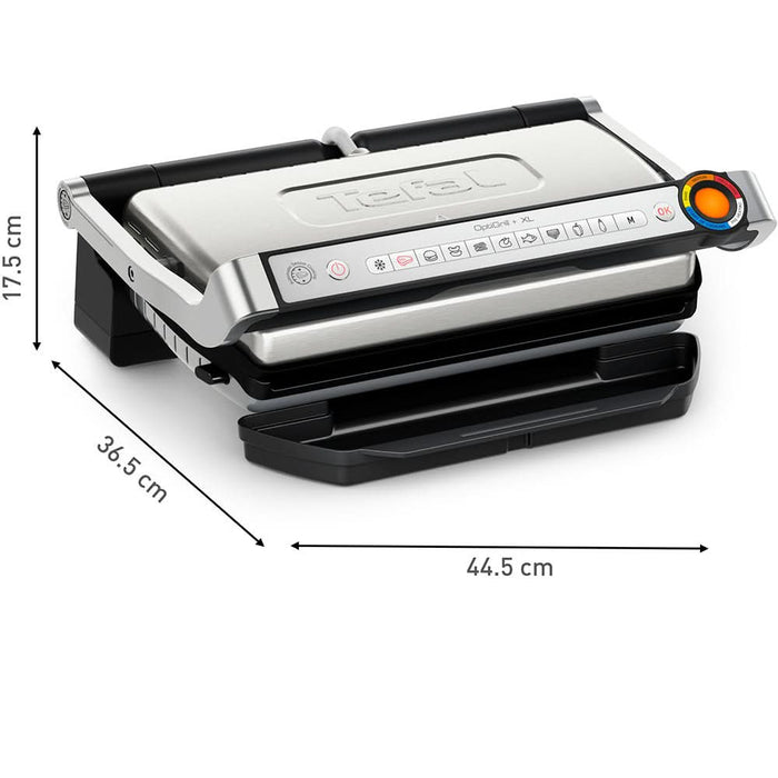 Gratar electric TEFAL OptiGrill+ XL GC728D10, 2000W, 9 programe automate, argintiu-negru WALTI
