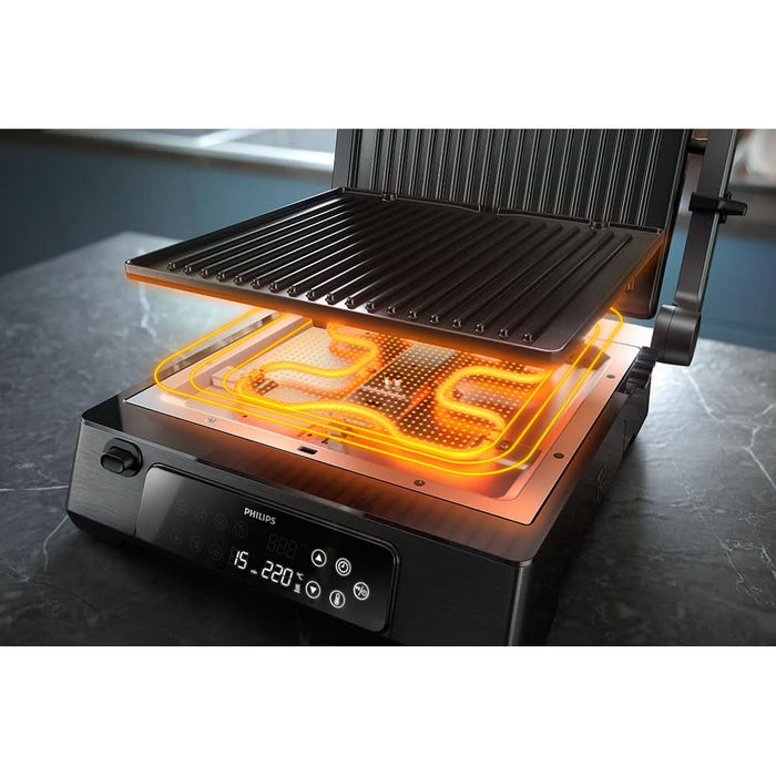 Gratar electric PHILIPS Seria 7000 HD6307/70, 2200W, negru WALTI