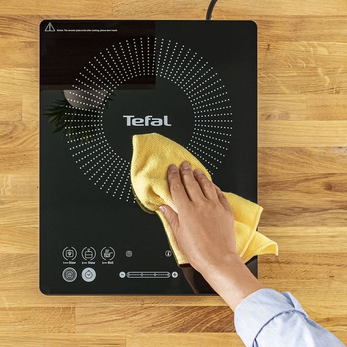 Plita cu inductie TEFAL EveryDay Slim IH210801, 1 arzator, 2100W, negru - WALTI WALTI