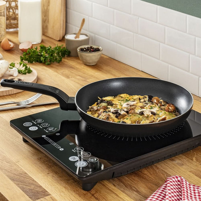 Plita cu inductie TEFAL EveryDay Slim IH210801, 1 arzator, 2100W, negru - WALTI WALTI