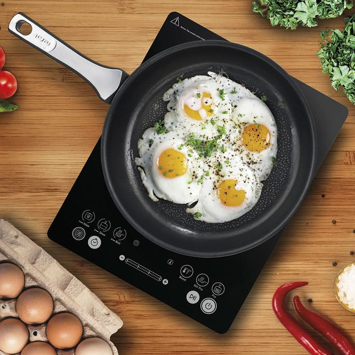 Plita cu inductie TEFAL EveryDay Slim IH210801, 1 arzator, 2100W, negru - WALTI WALTI