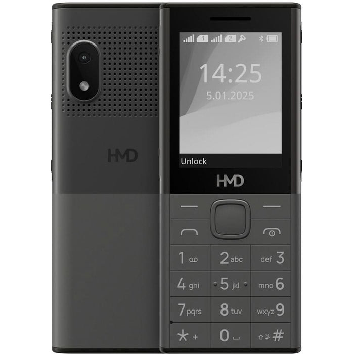Telefon HMD 150 Music, 8MB RAM, 2G, Dual SIM, Dark Grey - WALTI WALTI