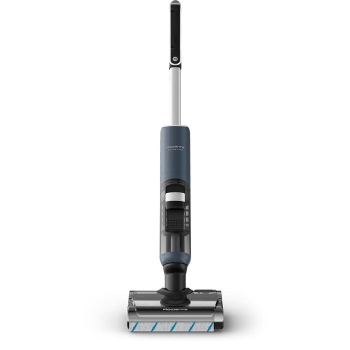 Aspirator vertical cu spalare ROWENTA X-Clean 5 Pro GZ5436E0, 0.65l, 28.8V, autonomie max 50 min, albastru-argintiu WALTI