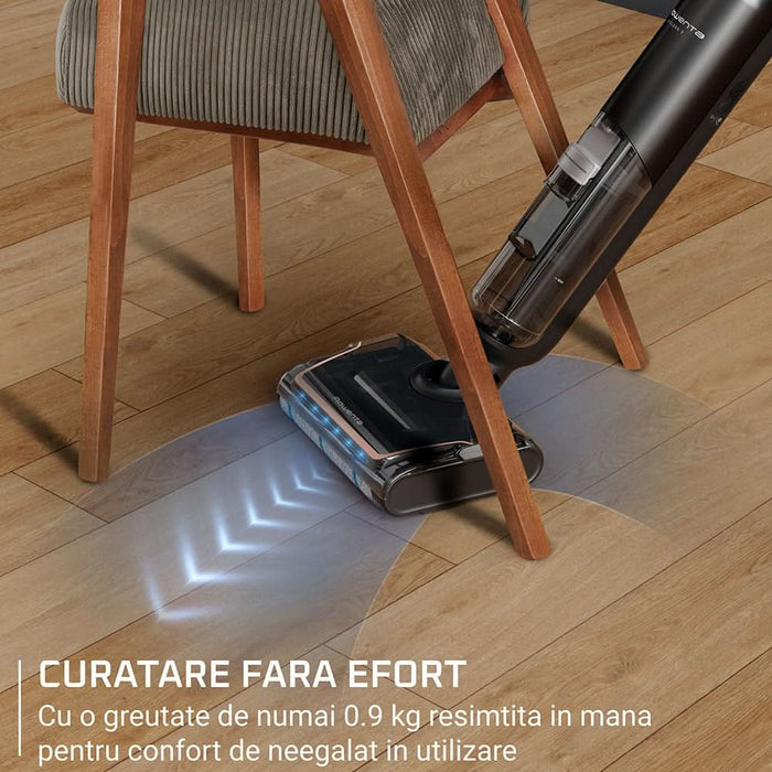 Aspirator vertical cu spalare ROWENTA X-Clean 7 GZ5736E0, 0.5l, 29.6V, autonomie max 50 min, negru - WALTI WALTI