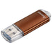 Memorie USB HAMA Laeta 124002, 16GB, USB 3.0, maro - WALTI WALTI