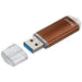 Memorie USB HAMA Laeta 124002, 16GB, USB 3.0, maro - WALTI WALTI