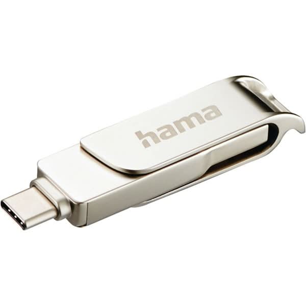 Memorie USB HAMA Rotate Pro 182490, 64GB, Type C - USB 3.1, argintiu WALTI