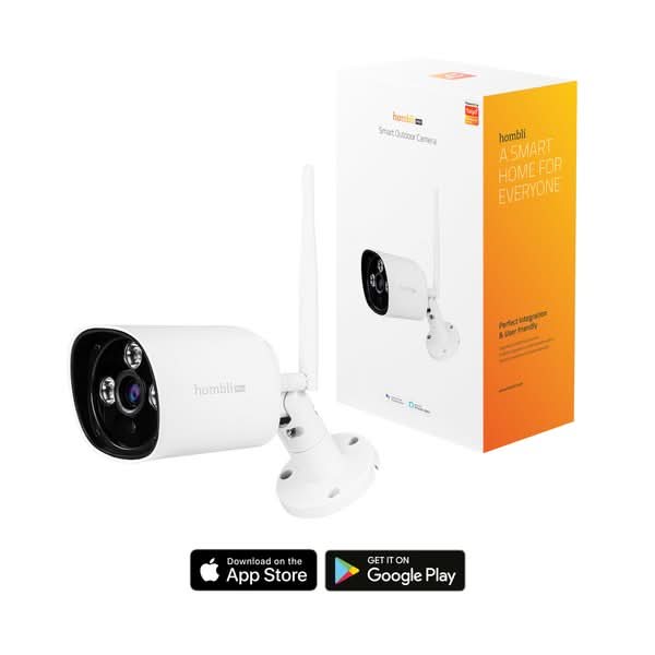 Hombli Pro Smart Outdoor Camera White WALTI