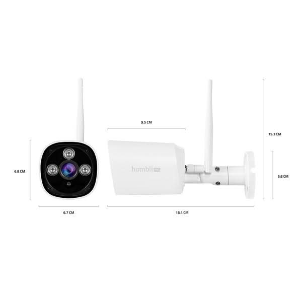 Hombli Pro Smart Outdoor Camera White WALTI