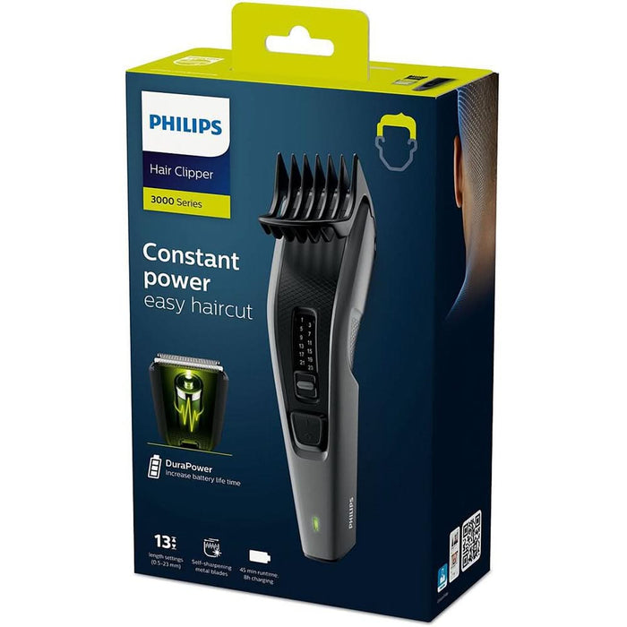 Aparat de tuns PHILIPS Series 3000 HC3525/15, acumulator, 45 min autonomie, negru WALTI