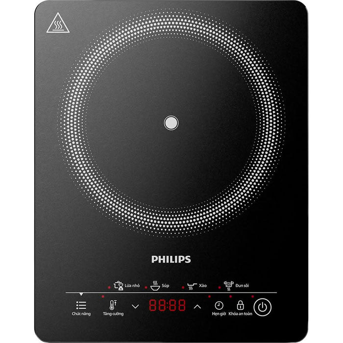 Plita cu inductie PHILIPS Seria 3000 HD5830/90, 1 arzator, 2000W, negru WALTI