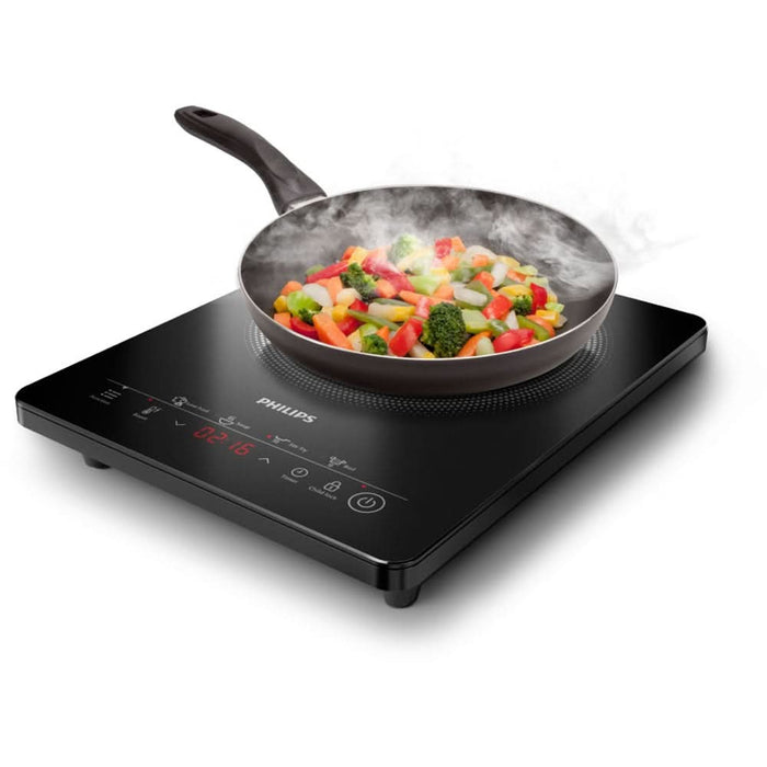 Plita cu inductie PHILIPS Seria 3000 HD5830/90, 1 arzator, 2000W, negru WALTI