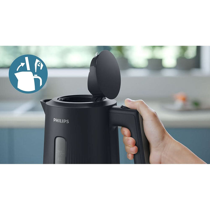 Fierbator apa PHILIPS Seria 3000 HD9411/90, 1.7l, 2200W, negru WALTI