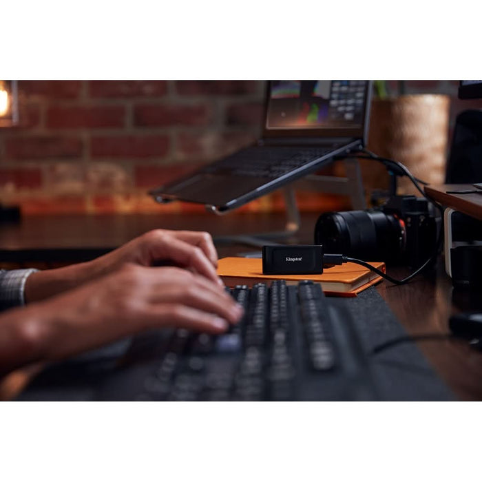 SSD extern KINGSTON XS1000, 1TB, USB 3.2 Gen 2 Type-C, negru WALTI