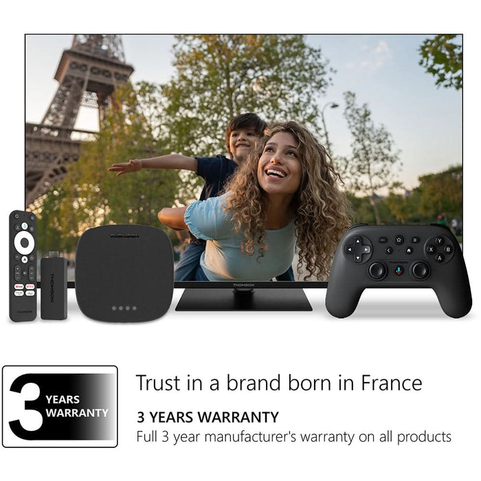 Mediaplayer THOMSON Streaming Box Plus 270, 4K, Wi-Fi, Bluetooth, HDMI, HDR10, negru WALTI