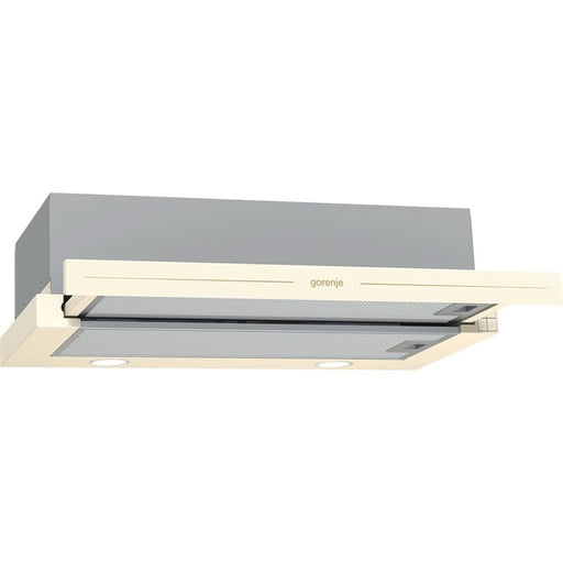 Hota incorporabila telescopica GORENJE BHP62CLI, 1 motor, 435 m3/h, L 60 cm, bej - WALTI WALTI
