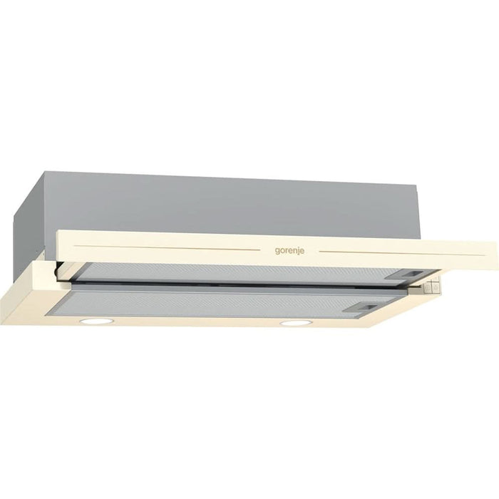 Hota incorporabila telescopica GORENJE BHP62CLI, 1 motor, 435 m3/h, L 60 cm, bej - WALTI WALTI