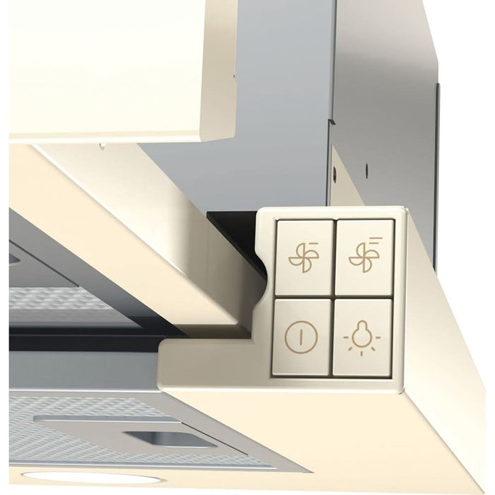 Hota incorporabila telescopica GORENJE BHP62CLI, 1 motor, 435 m3/h, L 60 cm, bej - WALTI WALTI
