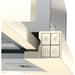 Hota incorporabila telescopica GORENJE BHP62CLI, 1 motor, 435 m3/h, L 60 cm, bej - WALTI WALTI