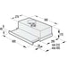 Hota incorporabila telescopica GORENJE BHP62CLI, 1 motor, 435 m3/h, L 60 cm, bej - WALTI WALTI
