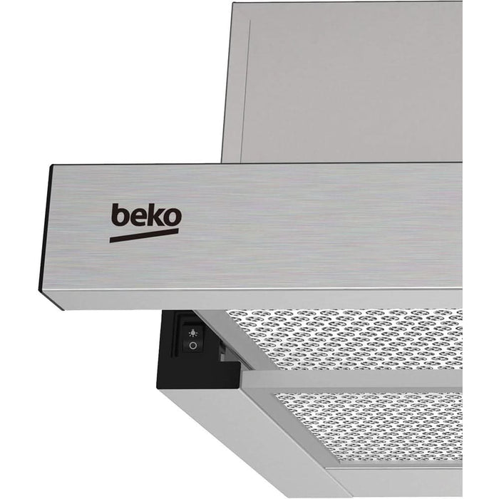 Hota incorporabila telescopica BEKO HNT63322XH, 1 motor, 320 m3/h, L 60 cm, inox WALTI