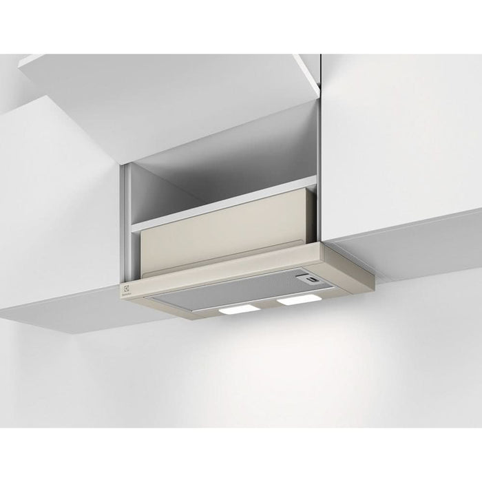 Hota incorporabila telescopica ELECTROLUX LFP326AS, 1 motor, 410 m3/h, L 60 cm, auriu WALTI