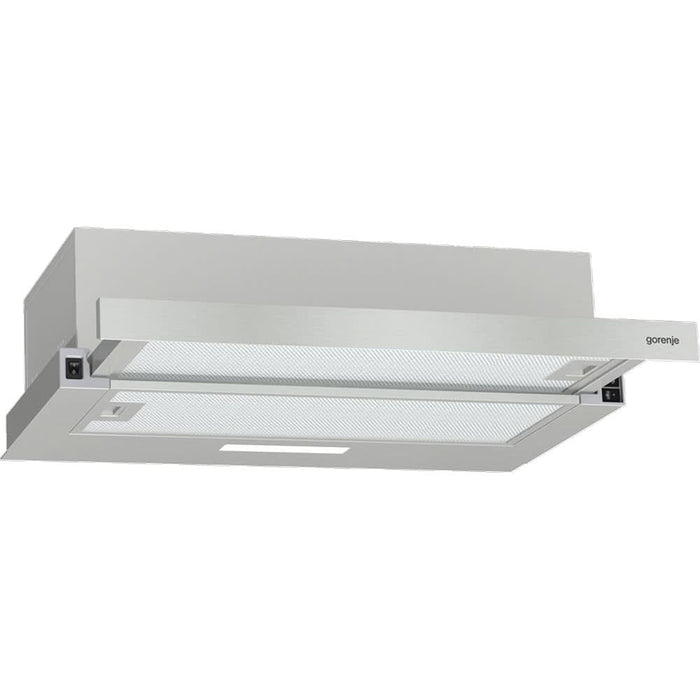 Hota incorporabila telescopica GORENJE TH60E3X, 1 motor, 350 m3/h, L 60 cm, inox WALTI
