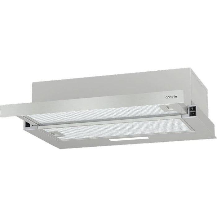 Hota incorporabila telescopica GORENJE TH60E3X, 1 motor, 350 m3/h, L 60 cm, inox WALTI