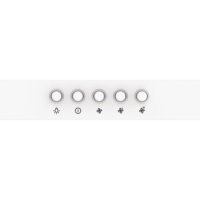 Hota decorativa GORENJE WHC629E4W, 1 motor, 450 m3/h, L 60 cm, alb WALTI
