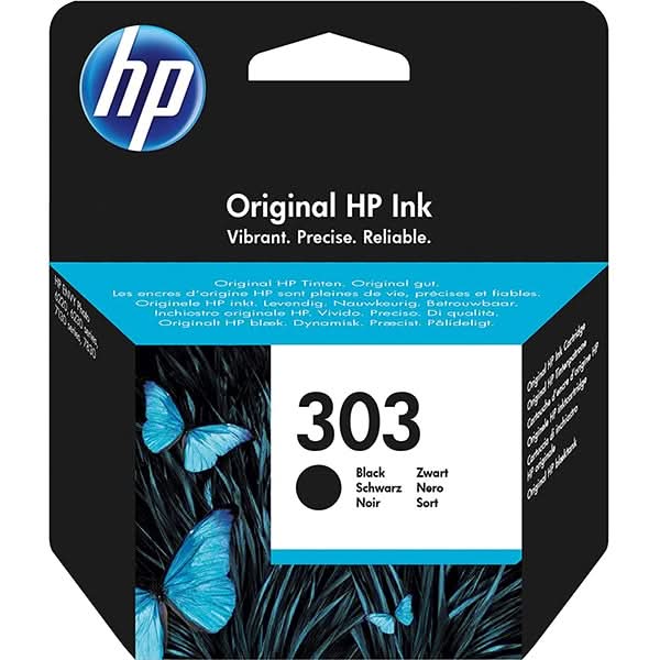 Cartus original HP 303 (T6N02AE), negru WALTI