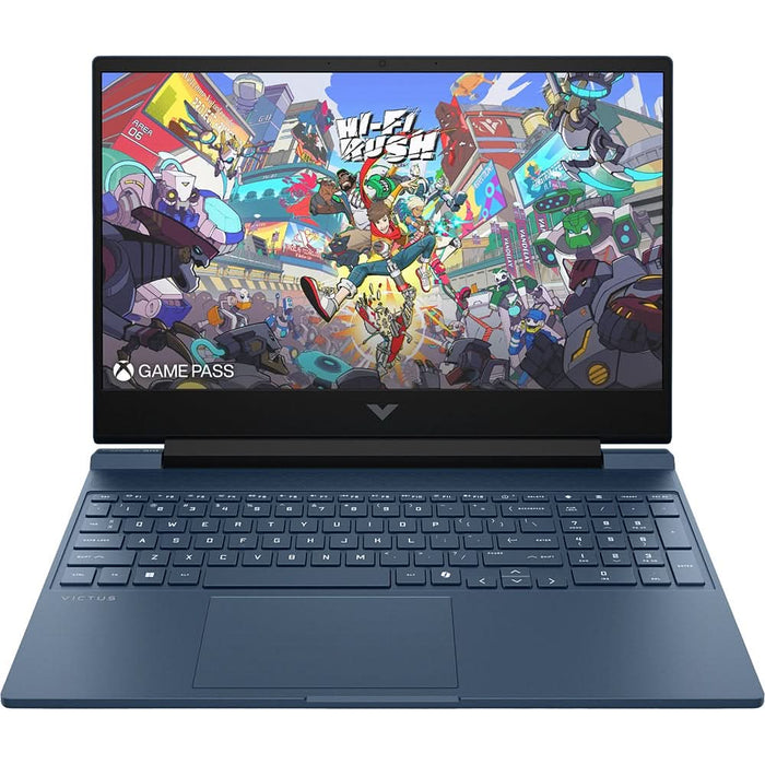 Laptop Gaming HP Victus 15-fb3095nn, AMD Ryzen AI 7 350 pana la 5GHz, 15.6" Full HD, 16GB, SSD 512GB, NVIDIA GeForce RTX 5060 8GB, Free DOS, bleumarin WALTI
