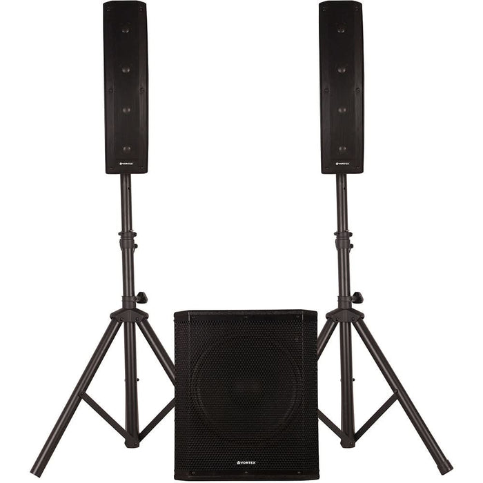 Sistem audio VORTEX VO2611, 300W RMS, Bluetooth, USB, FM, negru WALTI