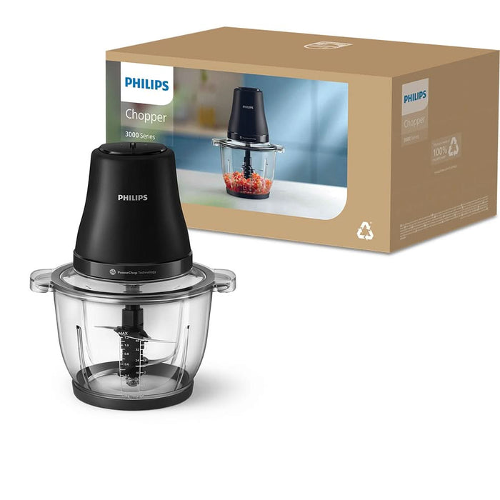 Tocator PHILIPS Seria 3000 HR1502/00,2l, 500W, 2 trepte viteza, negru - WALTI WALTI