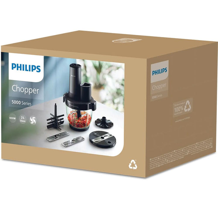 Tocator PHILIPS Seria 5000 HR1507/00, 2l, 650W, 4 trepte viteza, negru - WALTI WALTI