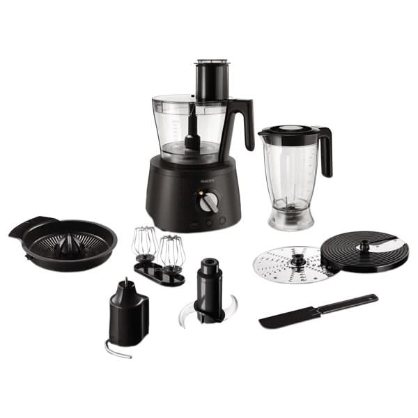 Robot de bucatarie PHILIPS Avance Collection HR7776/90, vas 3.4l, blender 2.2l, 1300W, 12 trepte viteza, negru WALTI