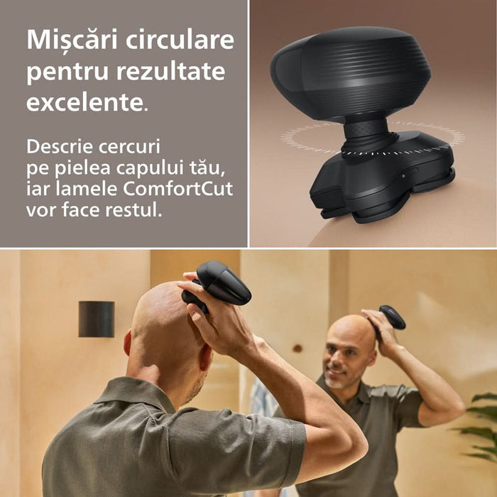 Aparat de ras pentru cap PHILIPS Pro Series 5000 HS5980/15, autonomie 60 min, 4 elemente de ras, negru WALTI