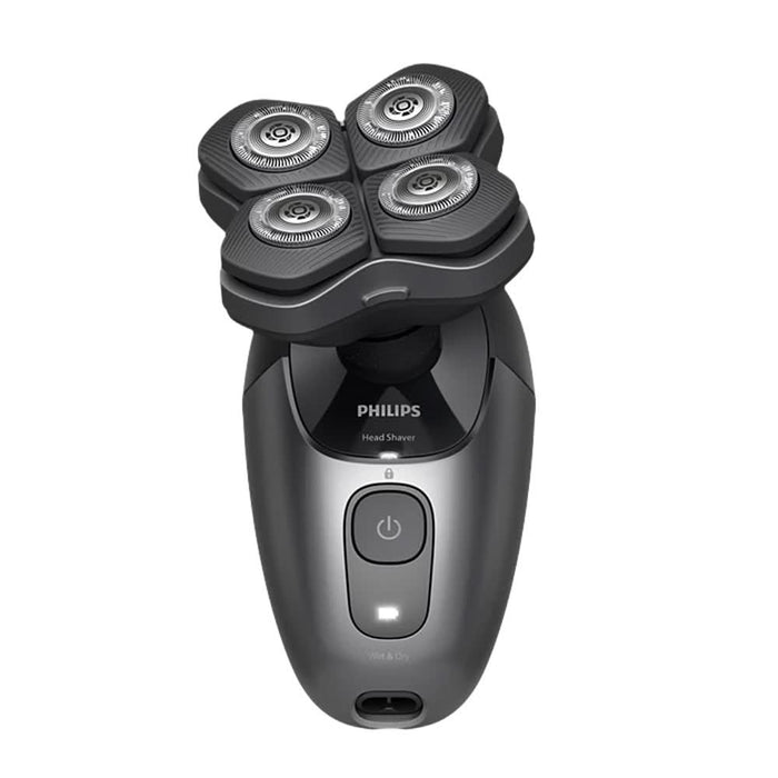 Aparat de ras pentru cap PHILIPS Pro Series 7000 HS7980/15, autonomie 90 min, 4 elemente de ras, argintiu WALTI