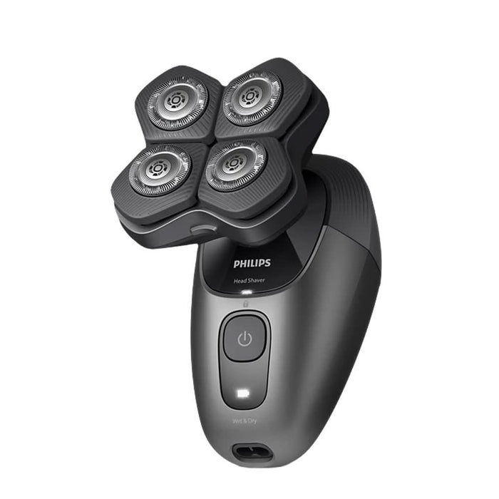 Aparat de ras pentru cap PHILIPS Pro Series 7000 HS7980/15, autonomie 90 min, 4 elemente de ras, argintiu WALTI