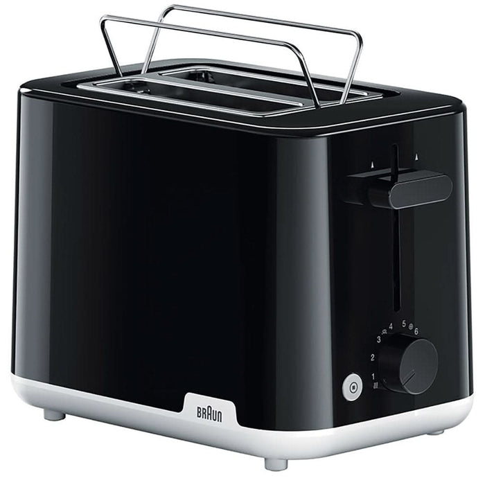Prajitor de paine BRAUN Breakfast 1 HT1010WH, 2 felii, 900W, negru - WALTI WALTI