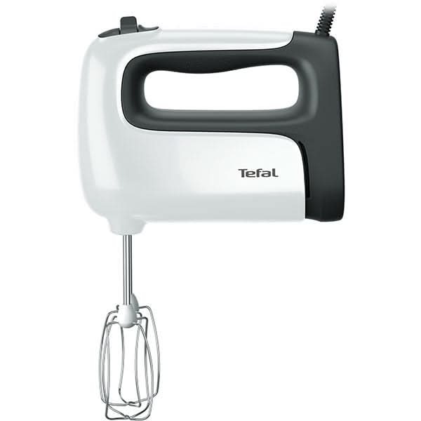 Mixer de mana TEFAL Prep'Mix HT461138, 0.6l, 500W, 5 trepte viteza, alb-gri inchis WALTI