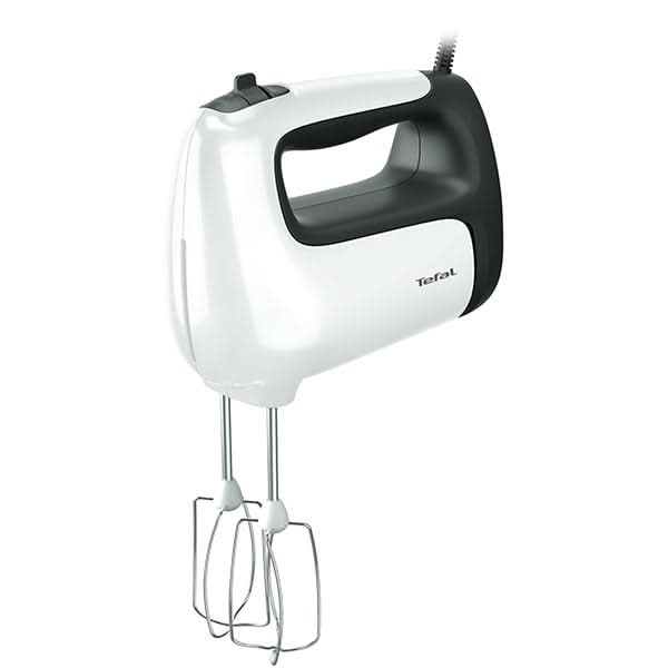 Mixer de mana TEFAL Prep'Mix HT461138, 0.6l, 500W, 5 trepte viteza, alb-gri inchis WALTI