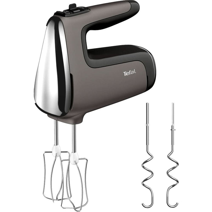 Mixer de mana TEFAL Powermix Silence HT660EE0, 850W, 5 trepte viteza, gri-negru WALTI